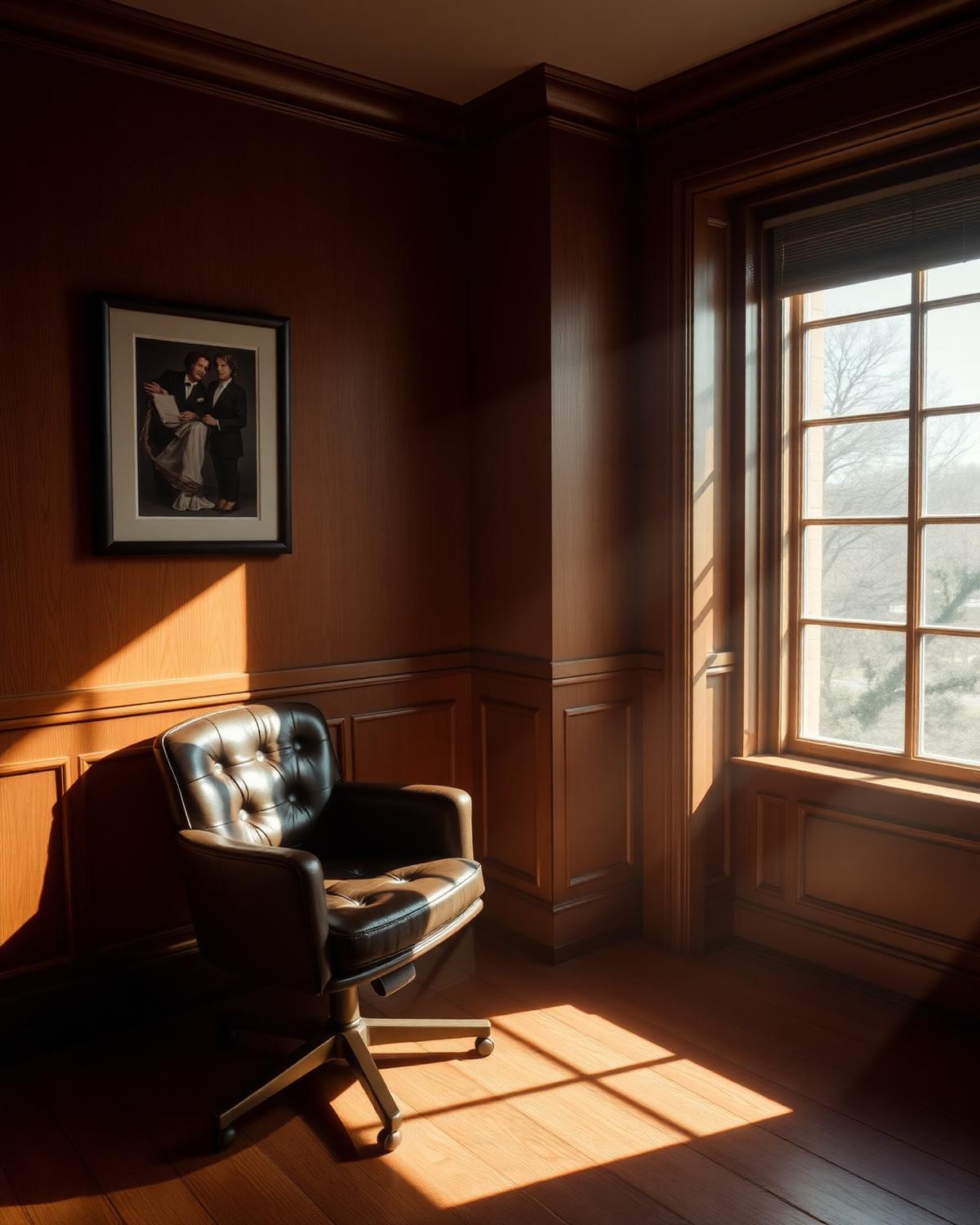 Refined law office interior